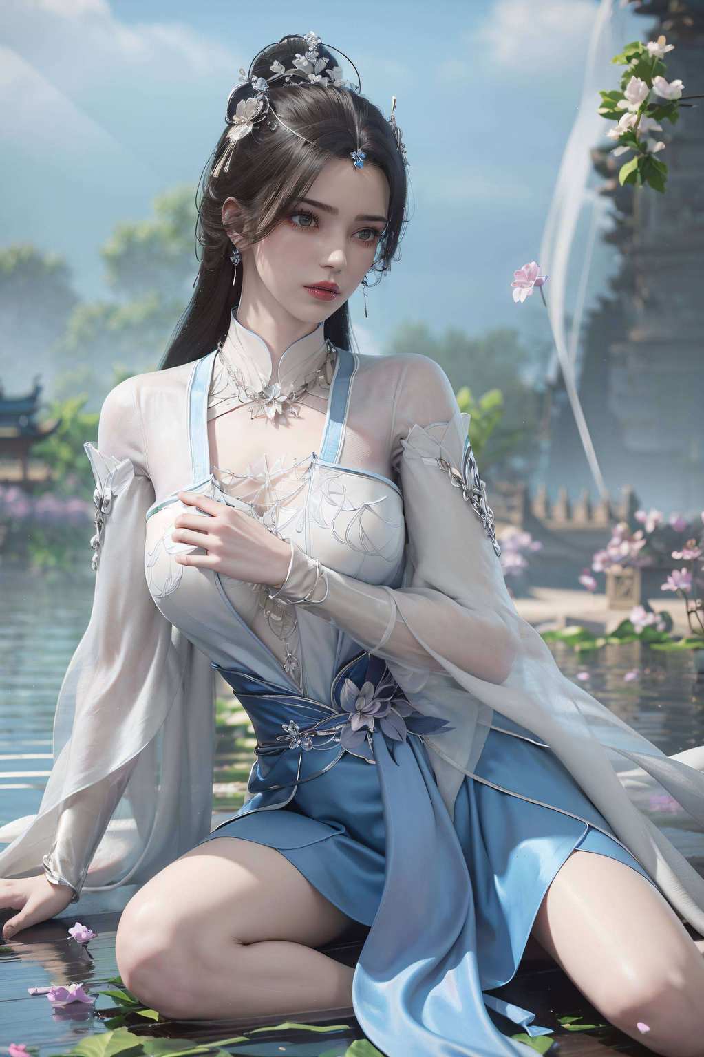 是当之无愧的国漫女神如同仙子下凡