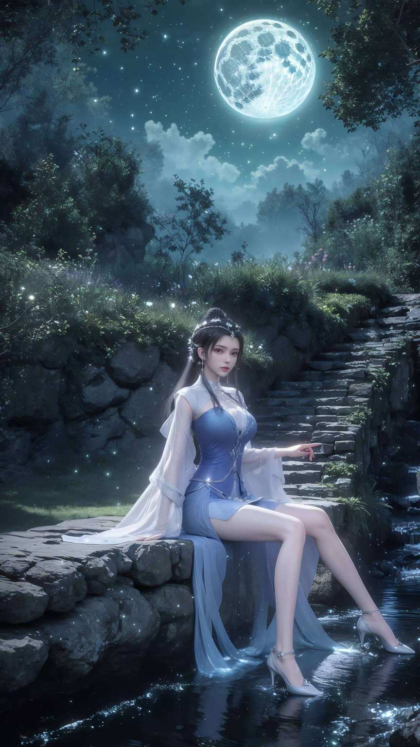 她的每一次转身都充满了仙逆之力仿佛能引领我们穿越玄幻世界