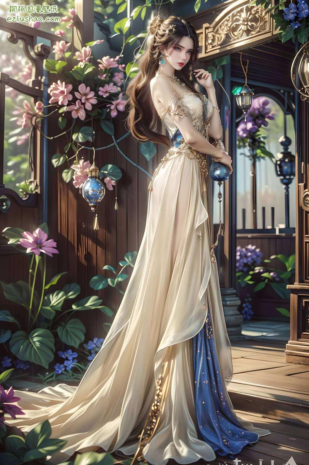 将以她独特的玄幻气质国漫女神的魅力
