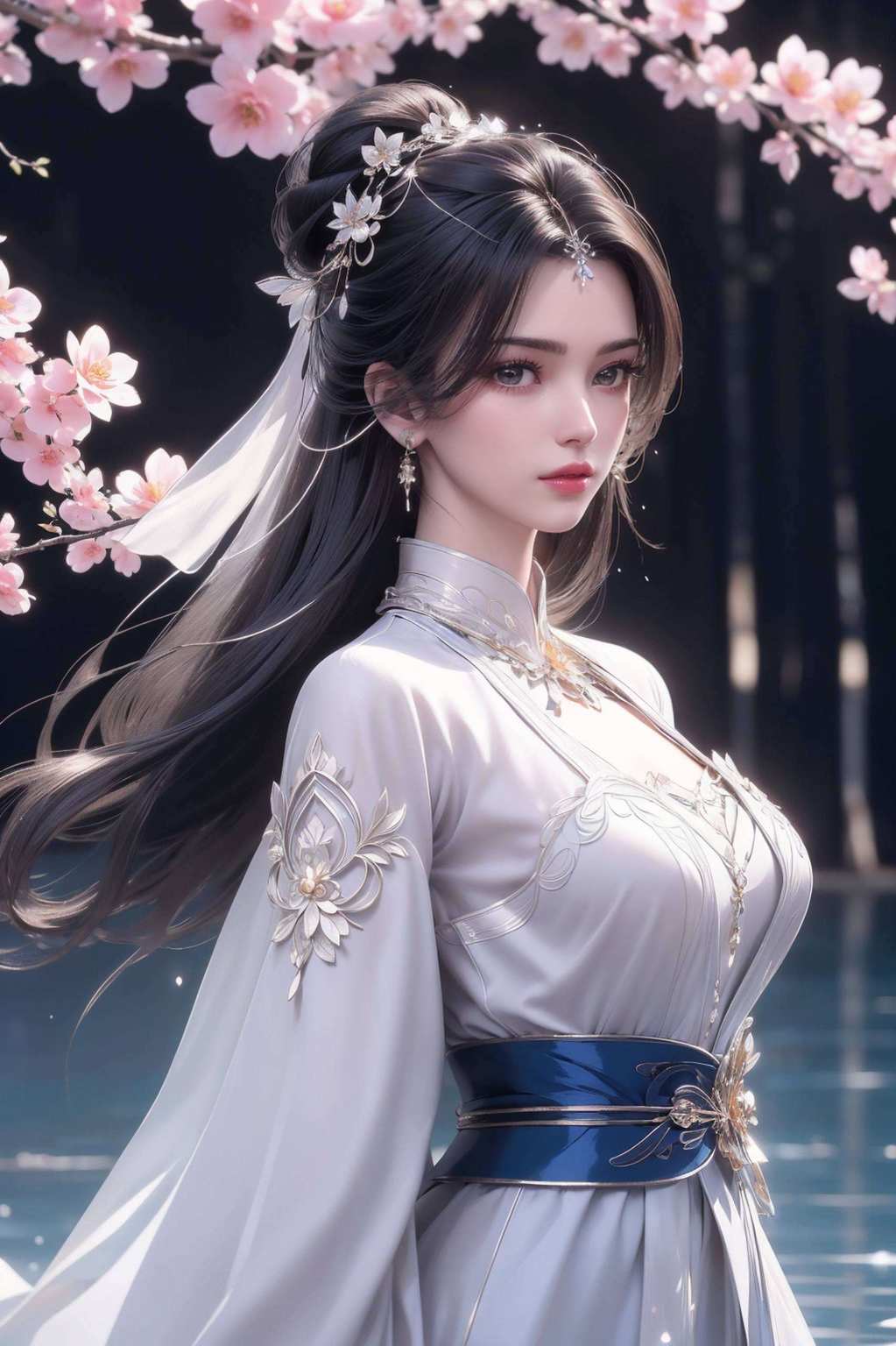 美得让人忍不住想偷偷多看一眼快来收了这款李慕婉的闭眼壁纸