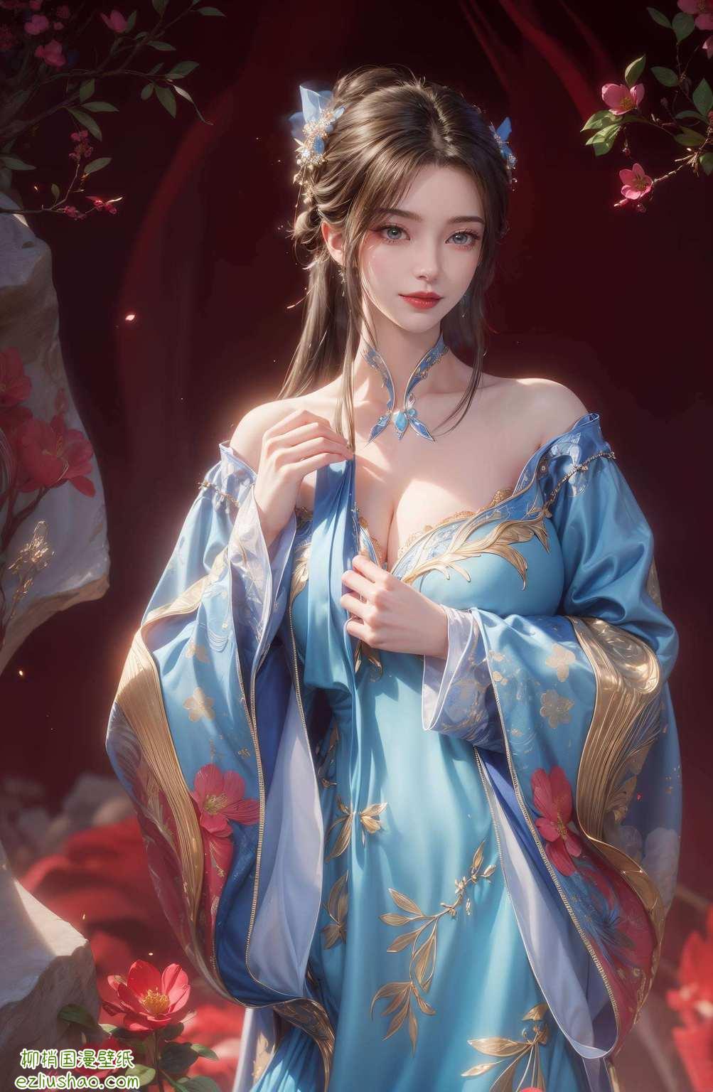 让她的仙气与魅力她那如梦似幻的身影