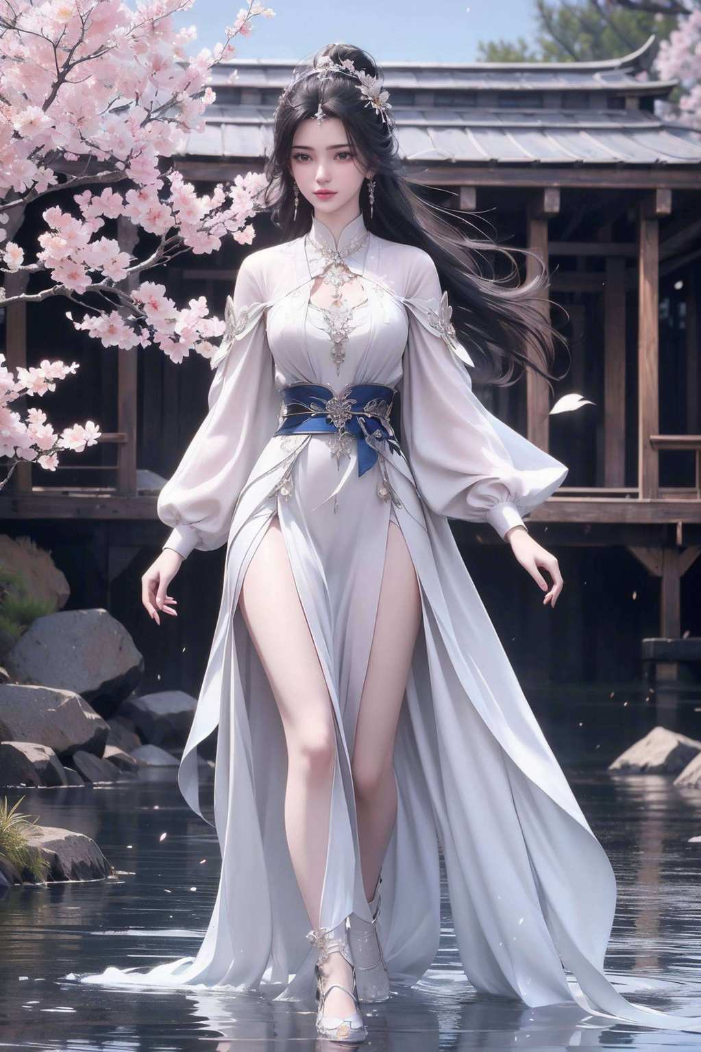 而李慕婉呢一身玄幻气质