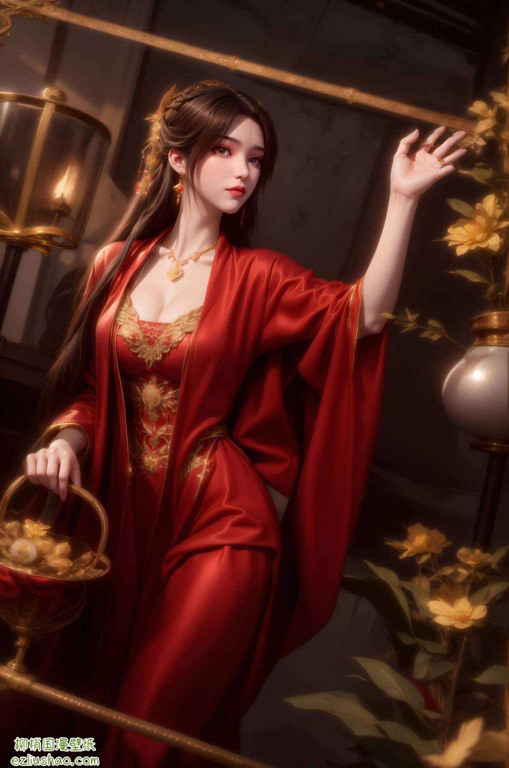 宛若穿越时空的国漫女神李慕婉翩翩起舞