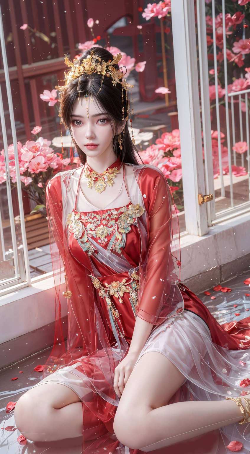 李婉慕以其独特的古韵魅力漫步在你的手机界面