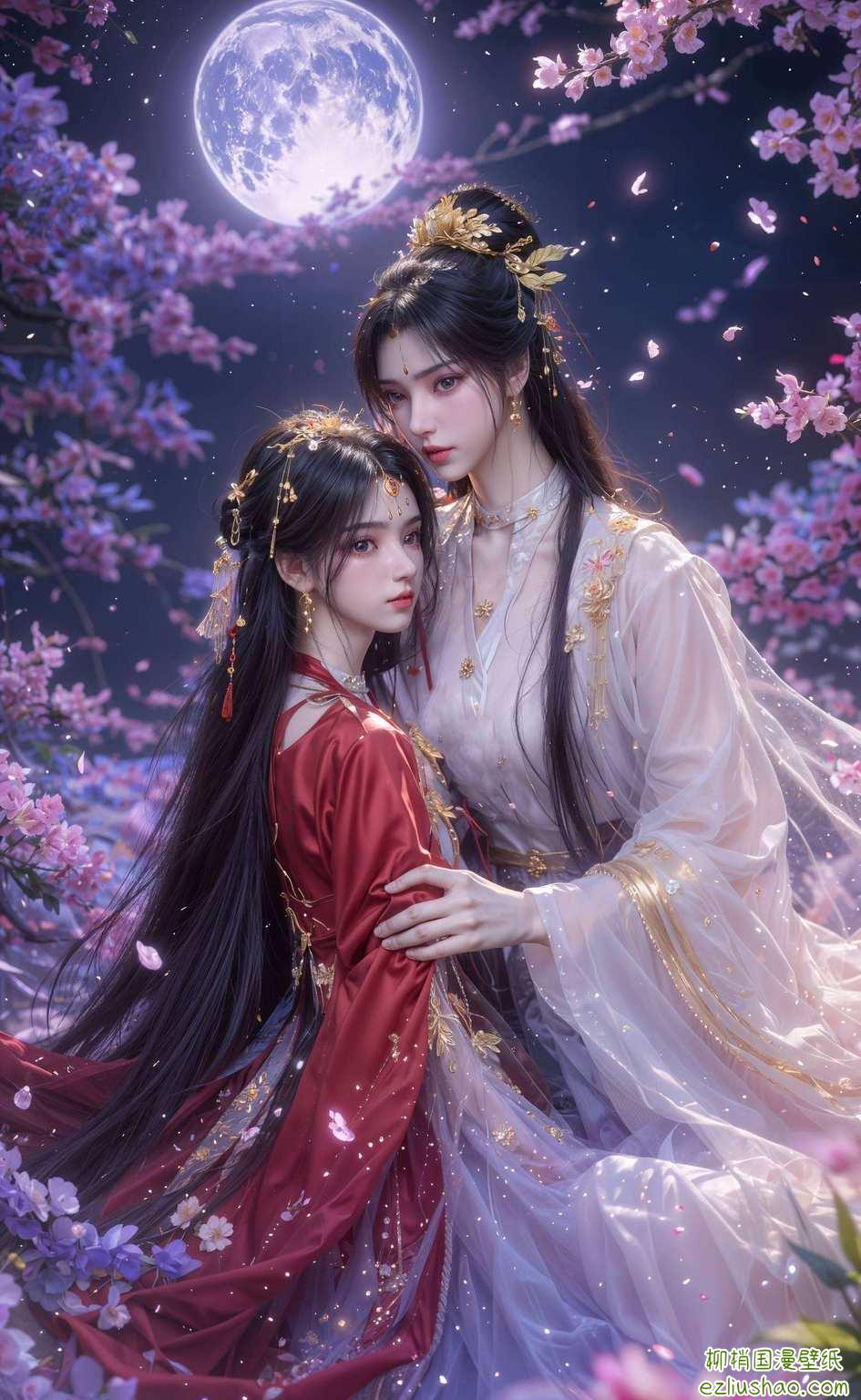 简直让人羡慕嫉妒恨啊！快来看看这组李慕婉与王林的高清壁纸快来抢购吧！