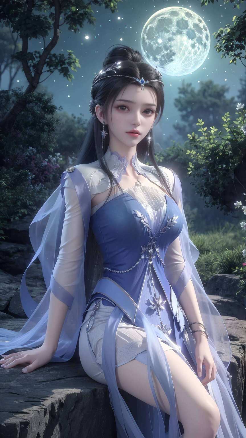 快来感受一下国漫女神的魅力吧！这可是免费分享哦哈哈