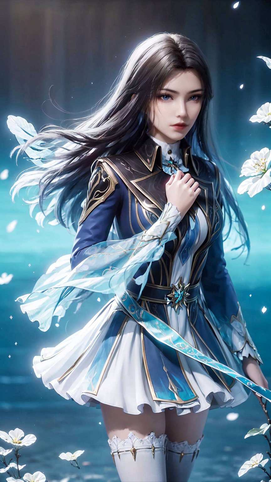 动漫迷们！这款新出的凌落宸动画高清壁纸简直绝了！国漫女神的代表加上玄幻元素