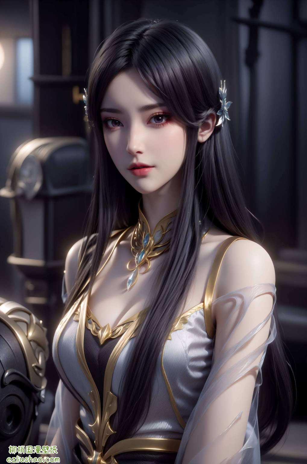美色凝神机国漫壁纸秀
