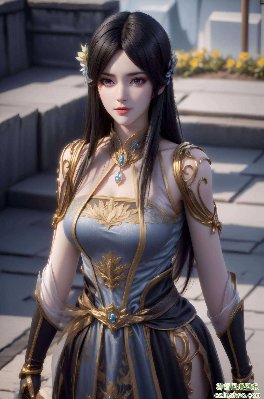 国漫女神柳亦菲这是斗破苍穹里的柳亦菲高清写真图片壁纸