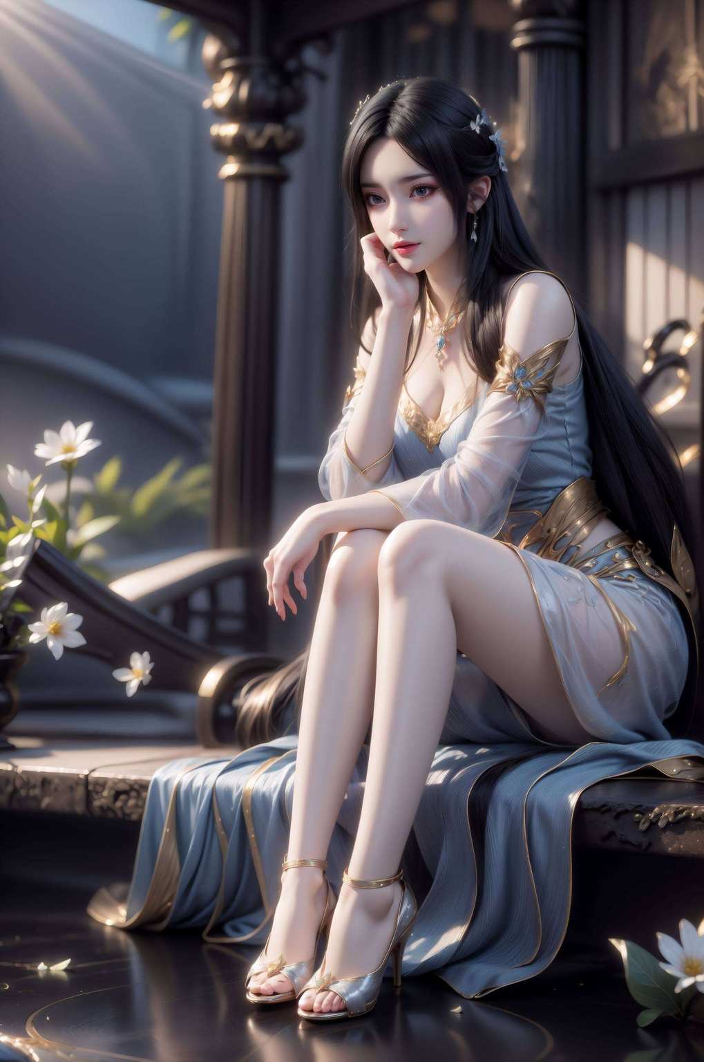 壁纸映红妆画风古香