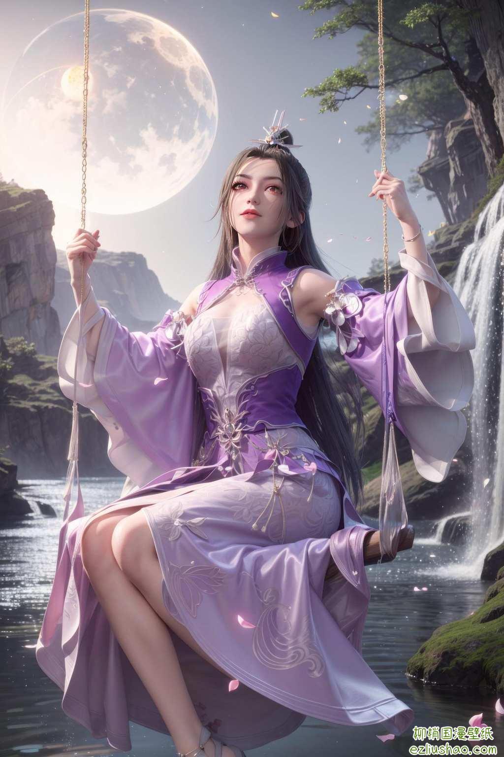 让你的视觉享受一场美妙的国漫盛宴！快来看看柳眉换装图片高清壁纸