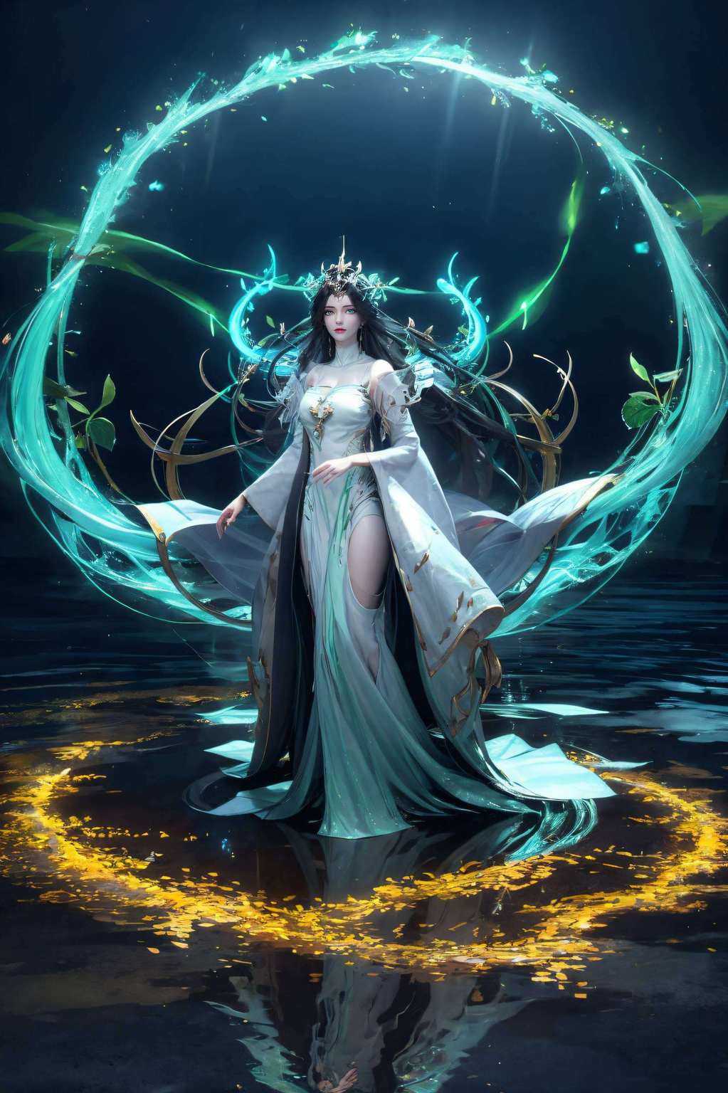 眼神中透露着深邃的玄幻气息仿佛是从《完美世界》中截取的完美画面