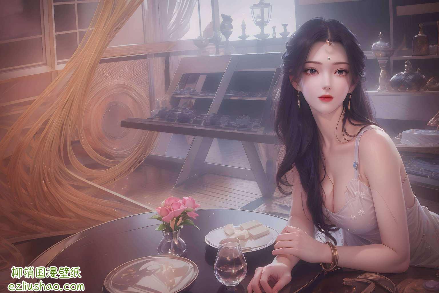 动漫壁纸中的灵动穿越古香古色的时空