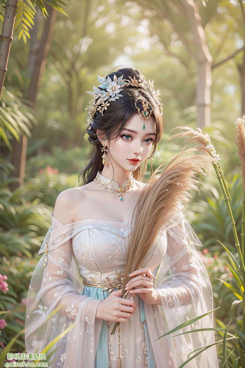 让你的手机瞬间变身为一幅流动的画卷！将带你领略国漫女神与美女的独特韵味