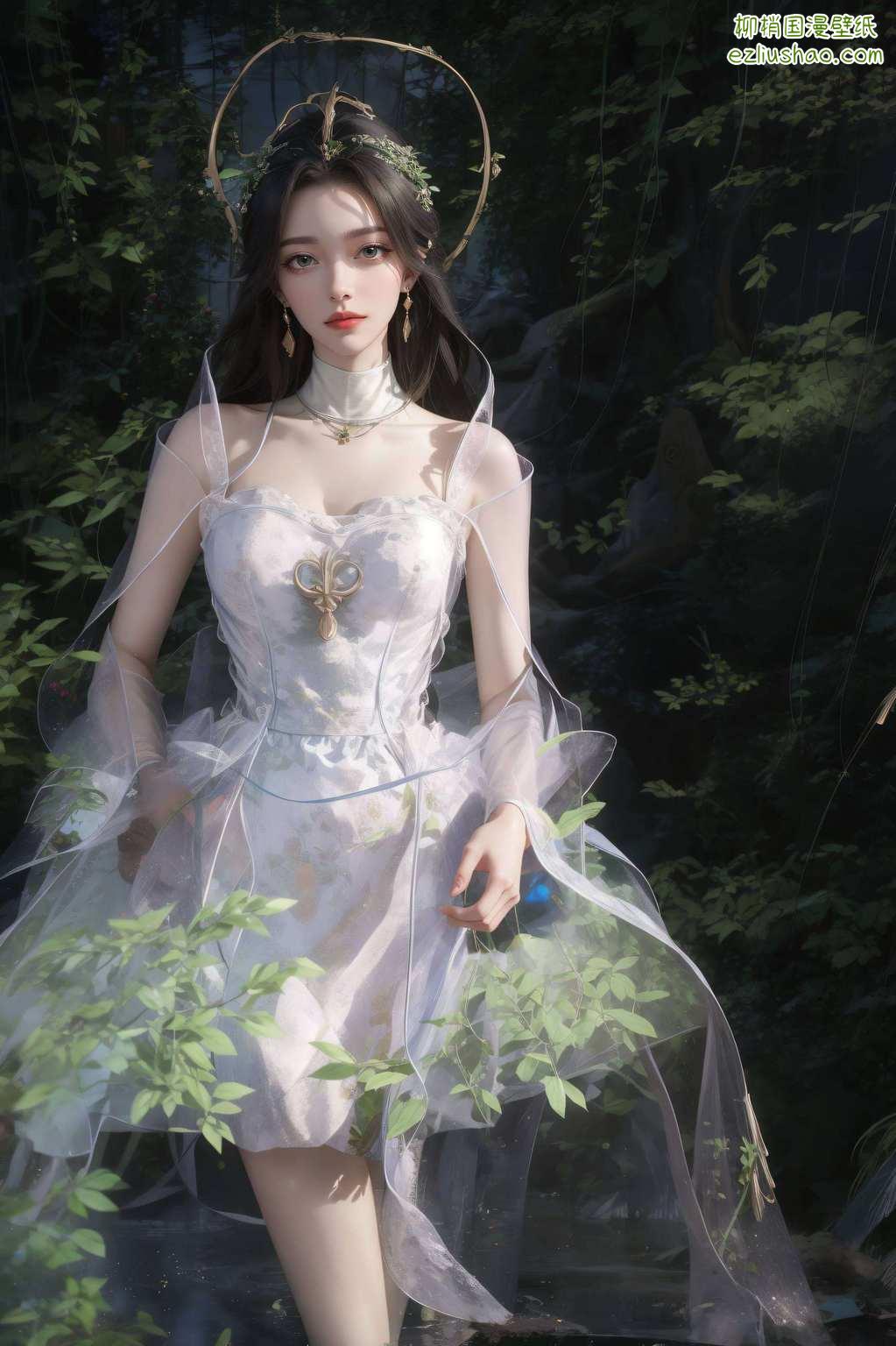 在这绚烂的动漫世界中仿佛从壁画中走出