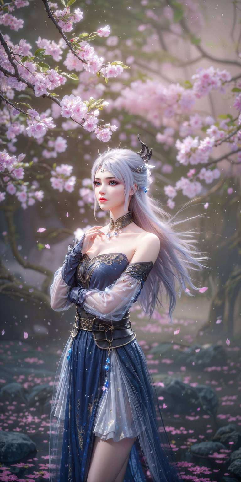 洛璃轻纱覆背婉约如画