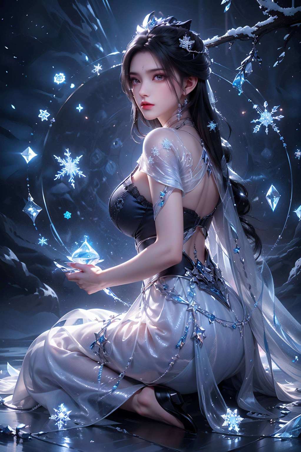 让你的手机瞬间变身仙境她的壁纸高清到仿佛能闻到仙气
