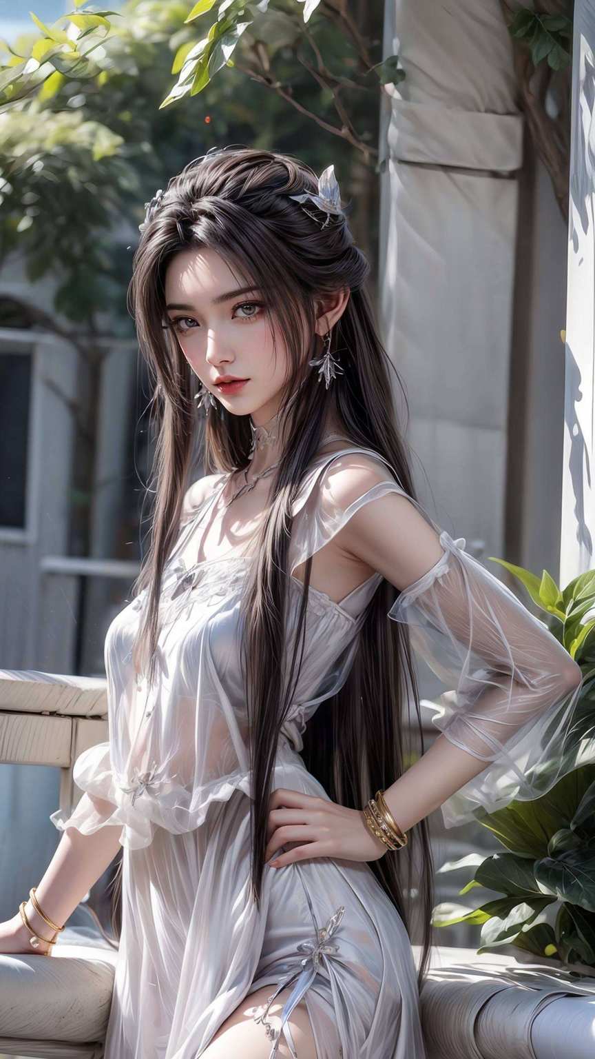 动漫美女的灵动简直美得让人心动加速！她是诛仙里的高冷女神