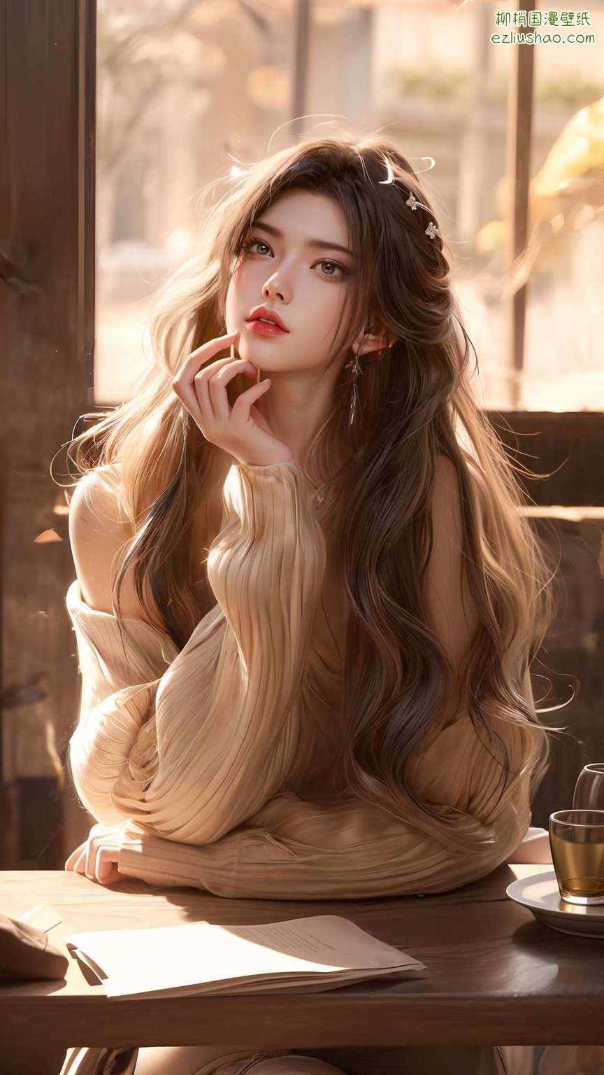 保证满足你对美的所有幻想！快来下载吧动漫美女、动漫女神任你挑选