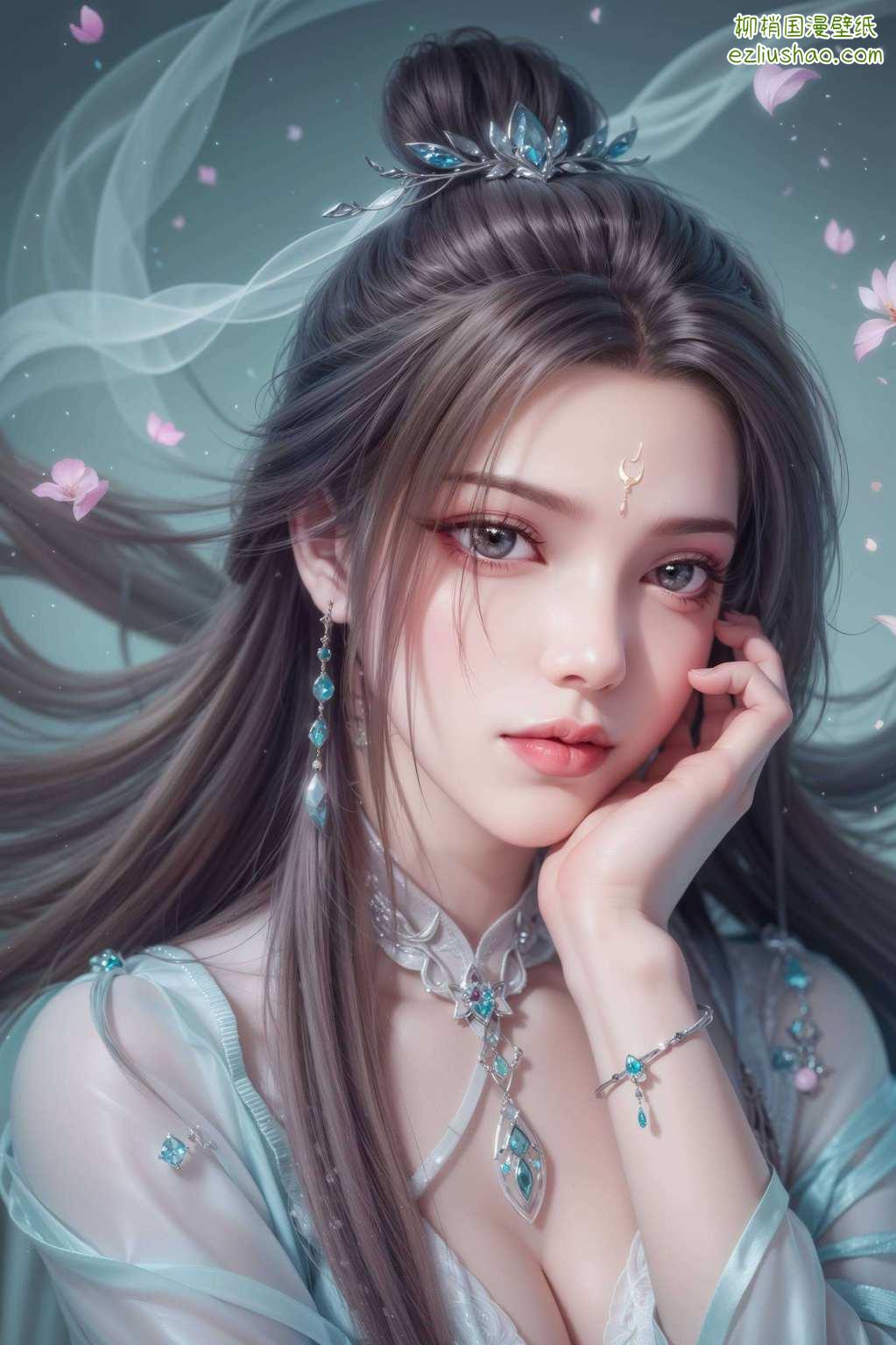美得让人心动瞬间爱上这国漫美女！快来把这位玄幻世界里的剑仙女神带回家