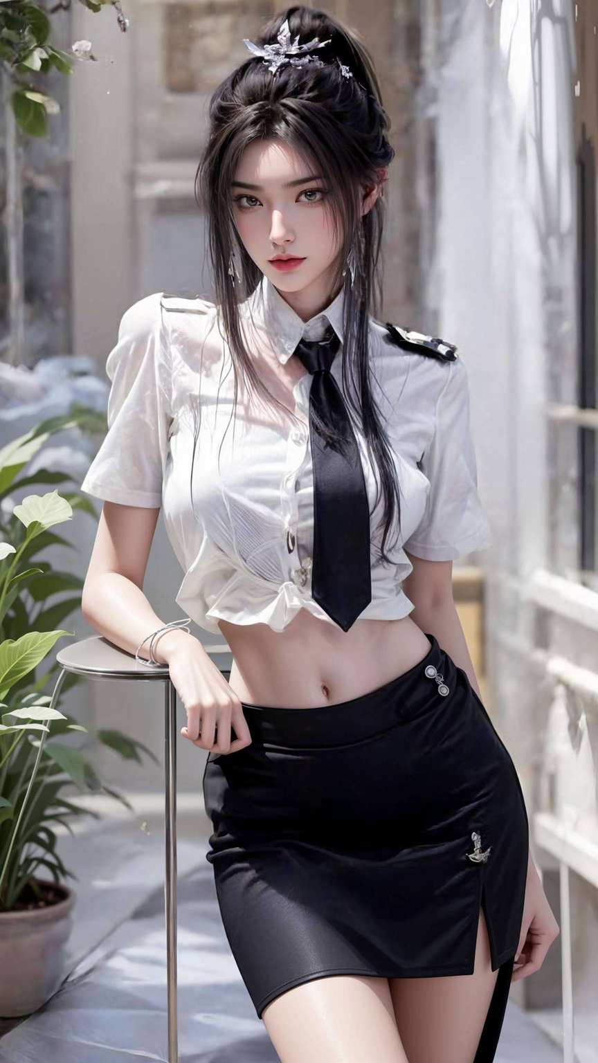 这是国漫女神陆雪琪的倩影全是古韵盎然的国漫风！看看这款陆雪琪背影手机壁纸