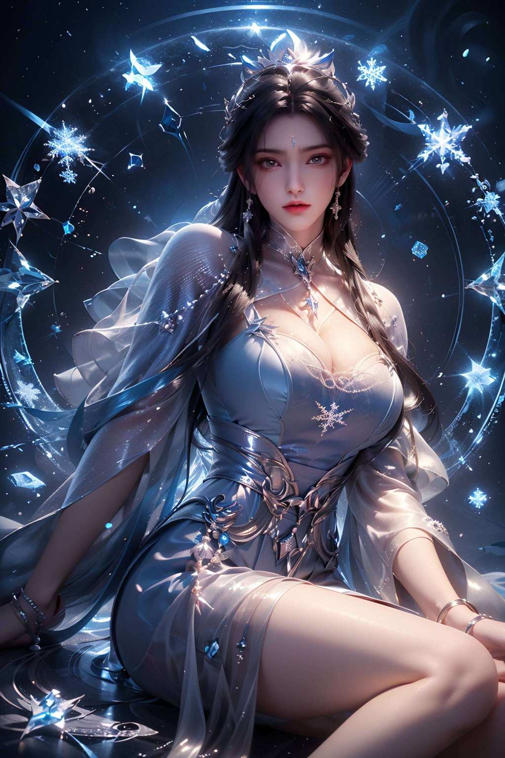 拔剑那一刻谁说仙女只能温柔如水？看我们雪琪小姐姐