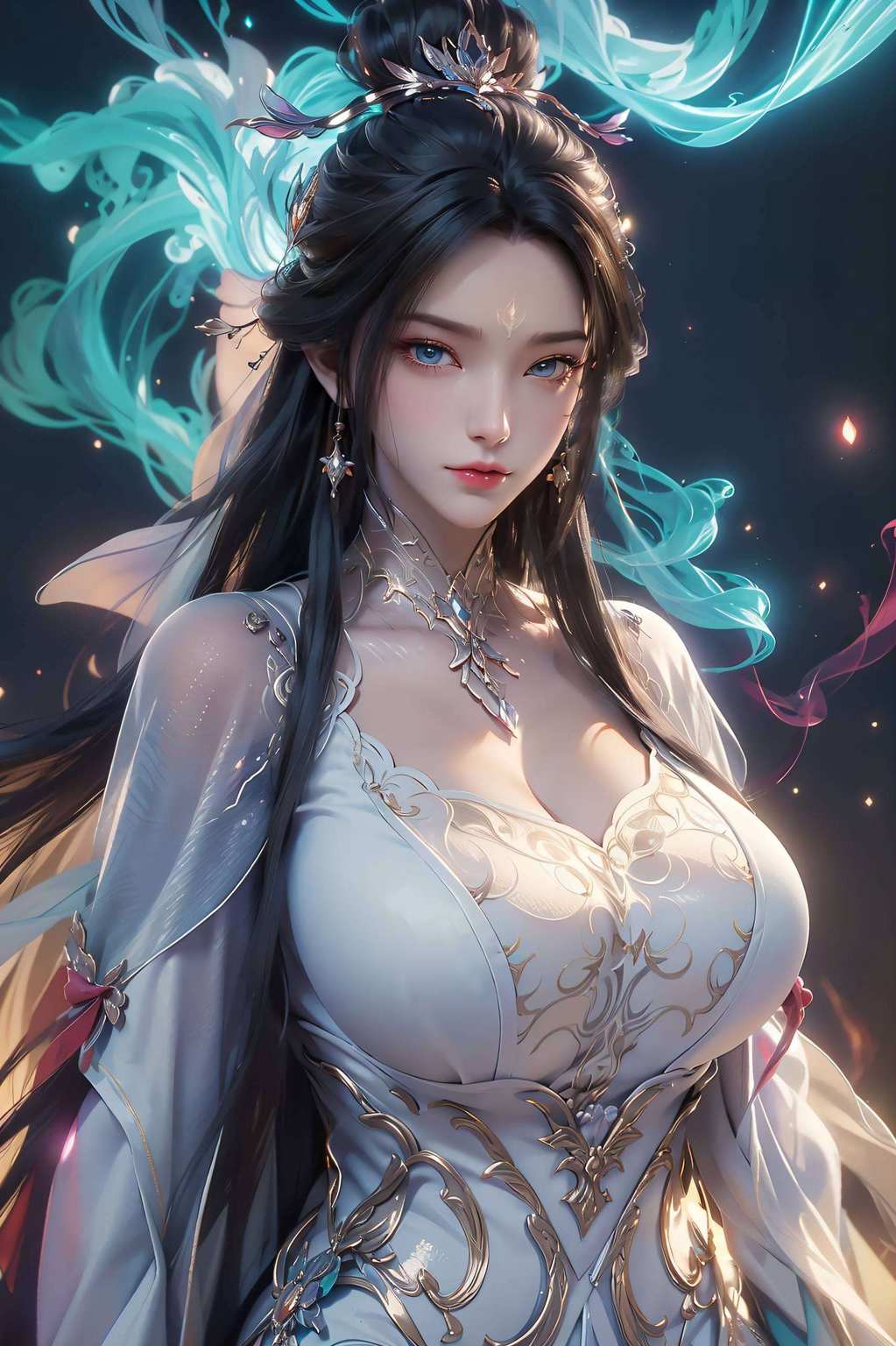 一个灵动一个清冷