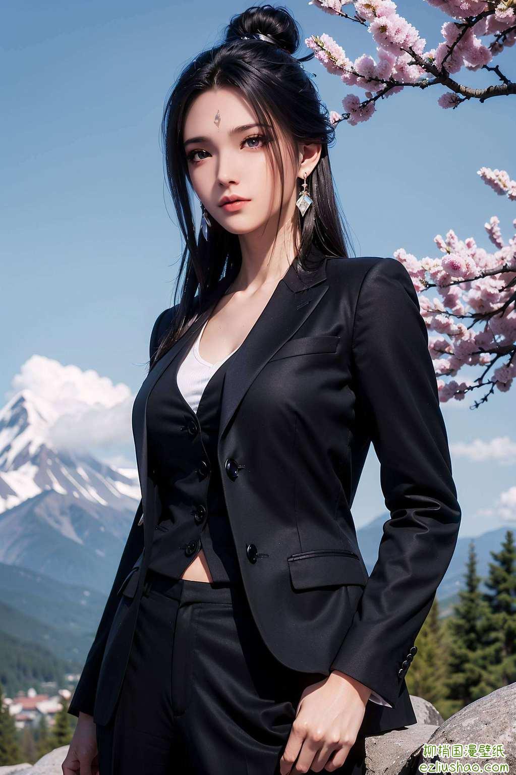 美女陆雪琪壁纸映古韵