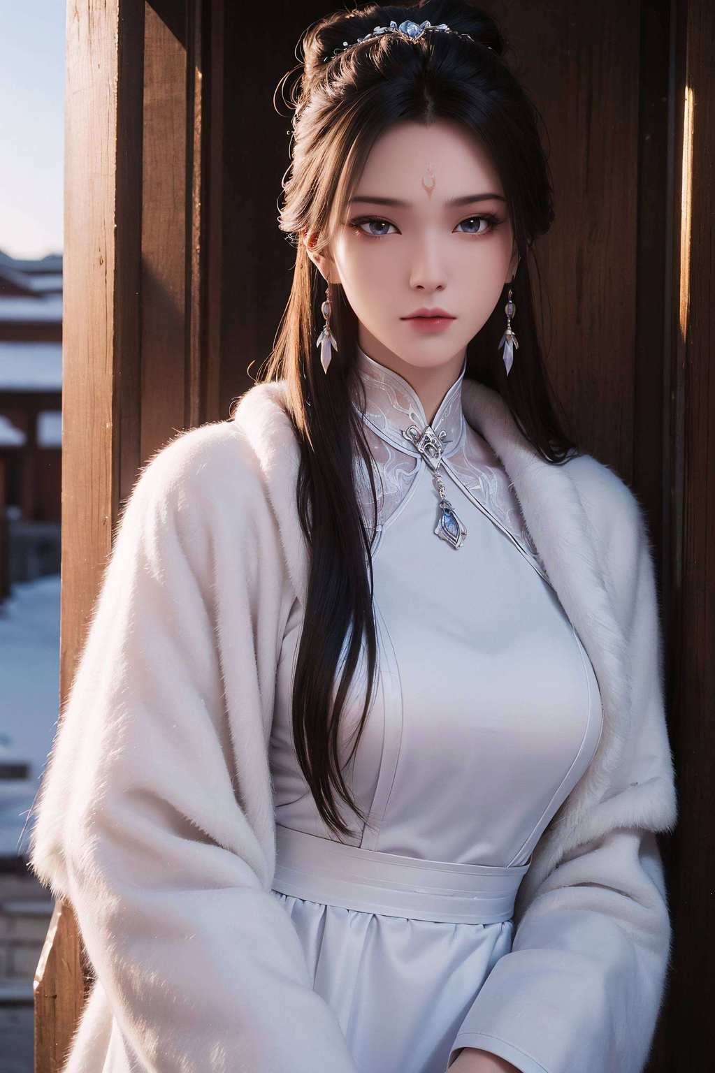 在诛仙世界中美得令人窒息一袭白衣