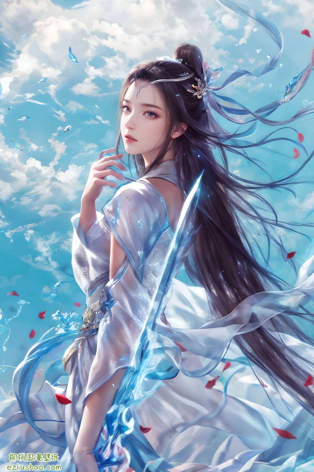 张小凡持笔于云烟之间古香氤氲