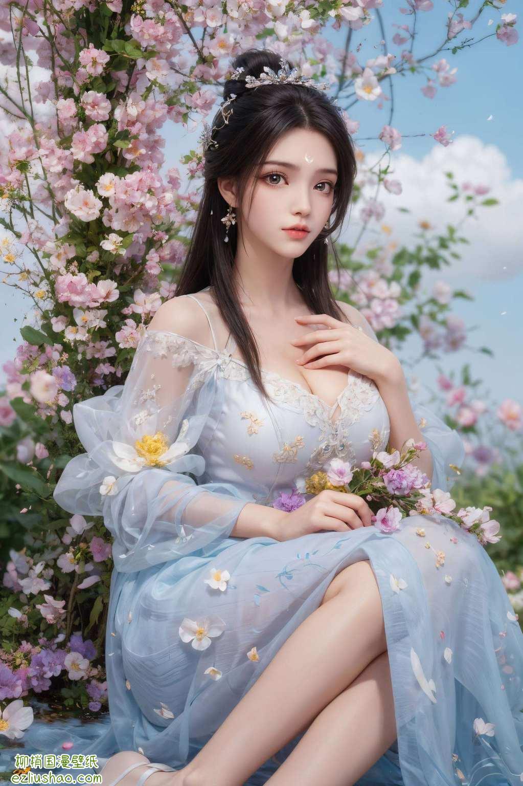 以其清冷脱俗的气质和傲然独立的姿态成为了无数粉丝心中的国漫女神