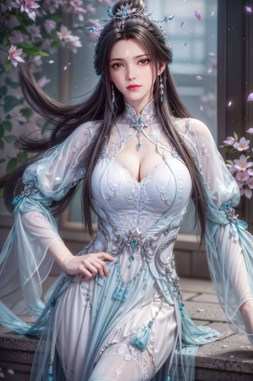 那眼神儿别看她平时冷冷的