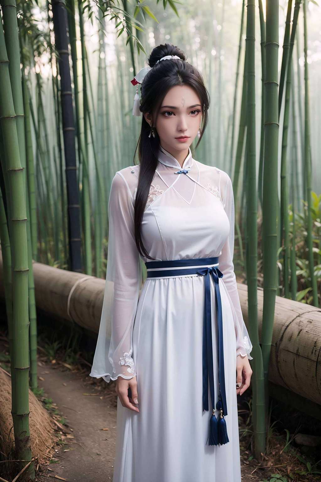 咱们的主角是《诛仙》中的陆雪琪！她手持长剑这不仅是壁纸