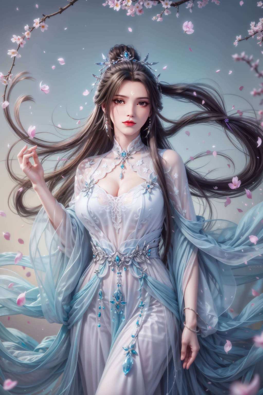 是不是有点小心动？哈哈想象一下她那诛仙剑挥舞的英姿配上苹果手机独有的古香古色壁纸