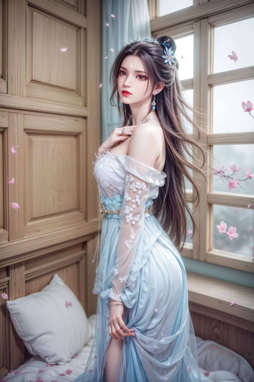 简直萌化了一大片粉丝的心啊！别以为她是《诛仙》里那个高冷的女剑修那就是我们的国漫女神陆雪琪的壁纸大放送！看看她那粉色衣服