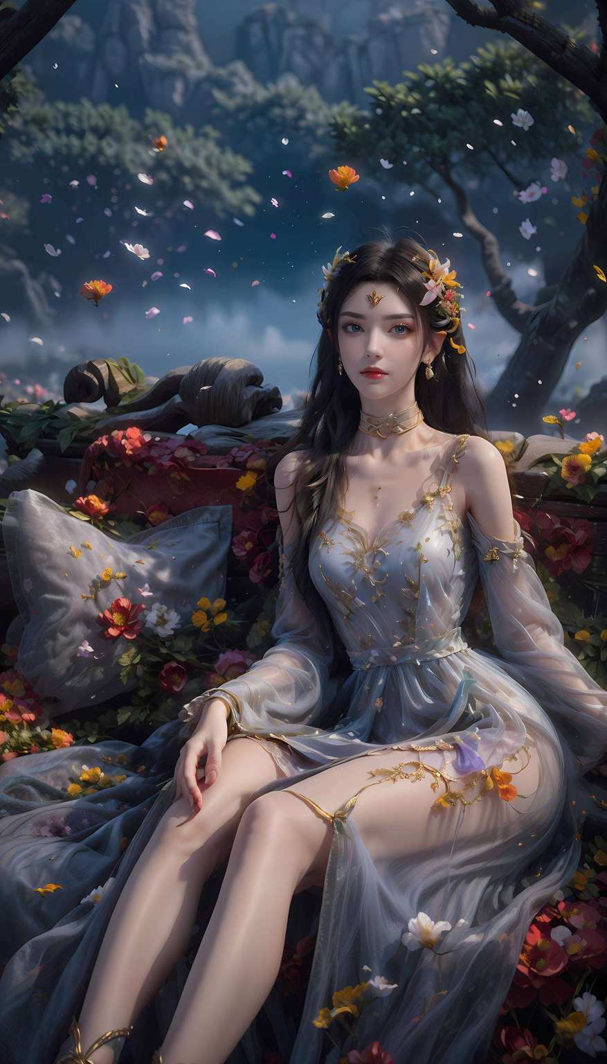 壁纸世界里彩鳞萦绕