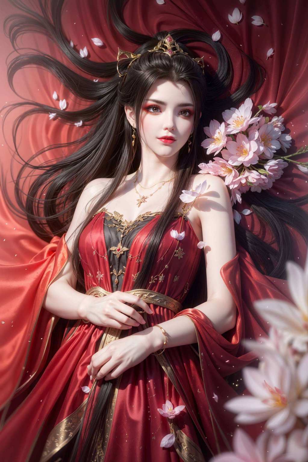 那美杜莎女王的眼神犀利让你的电脑桌面瞬间变身玄幻世界！想象一下