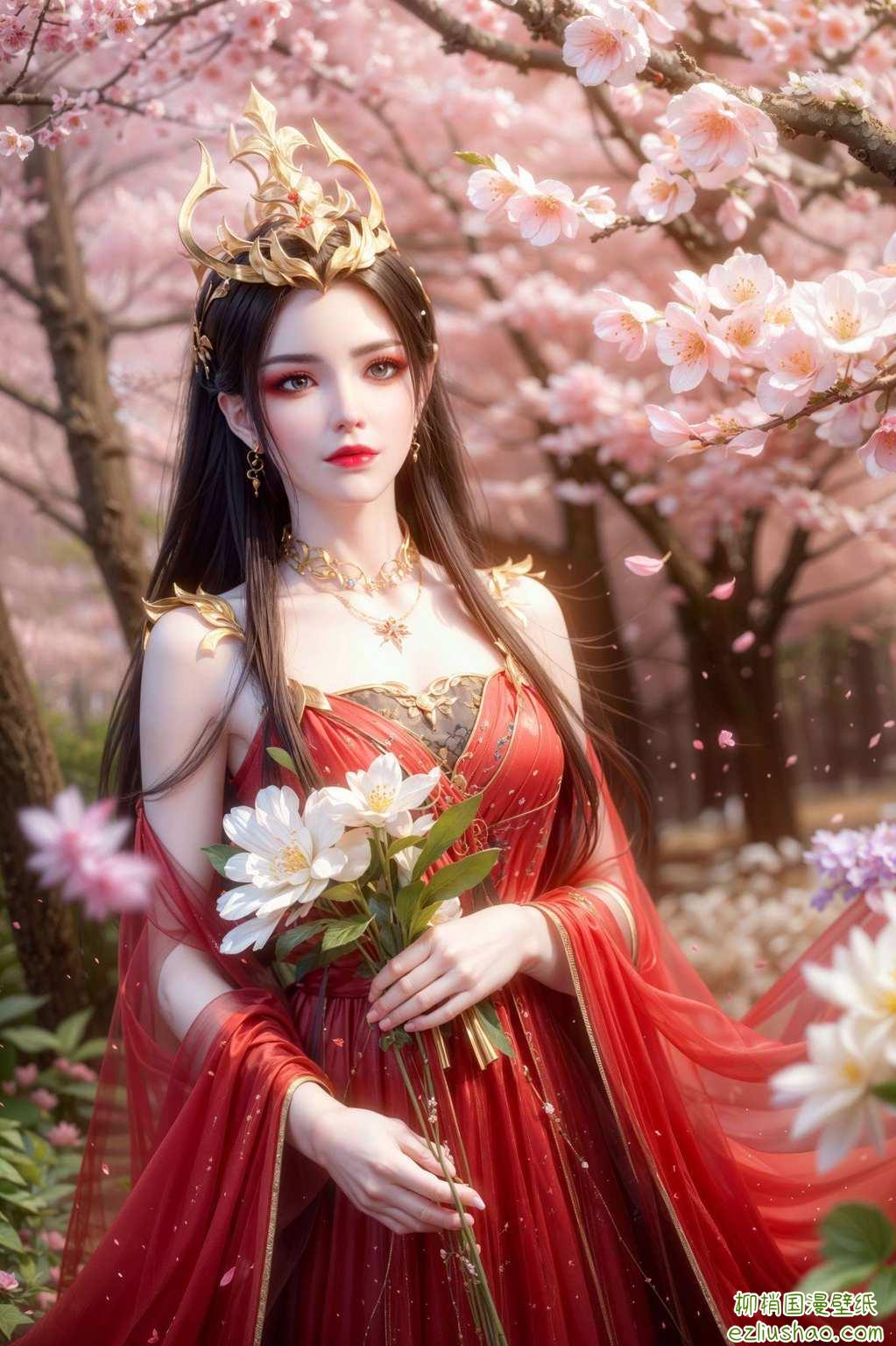 绝了！美杜莎壁纸上的她你的电脑桌面被这位国漫女神占领