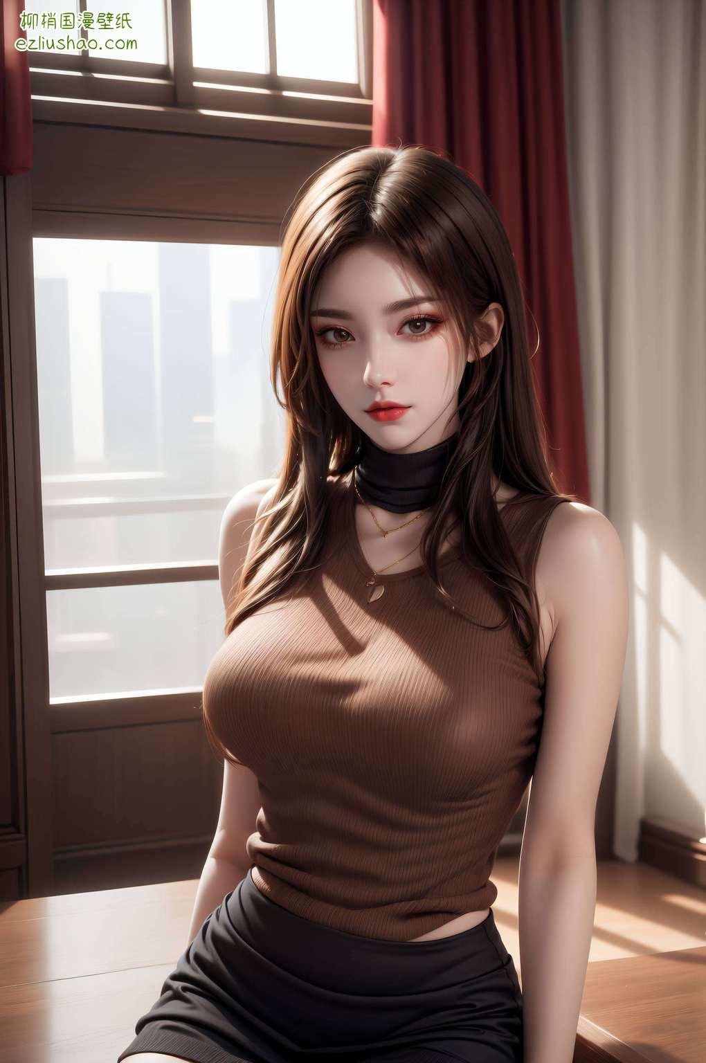 一袭白衣如雪壁纸上她是冷酷的蛇女
