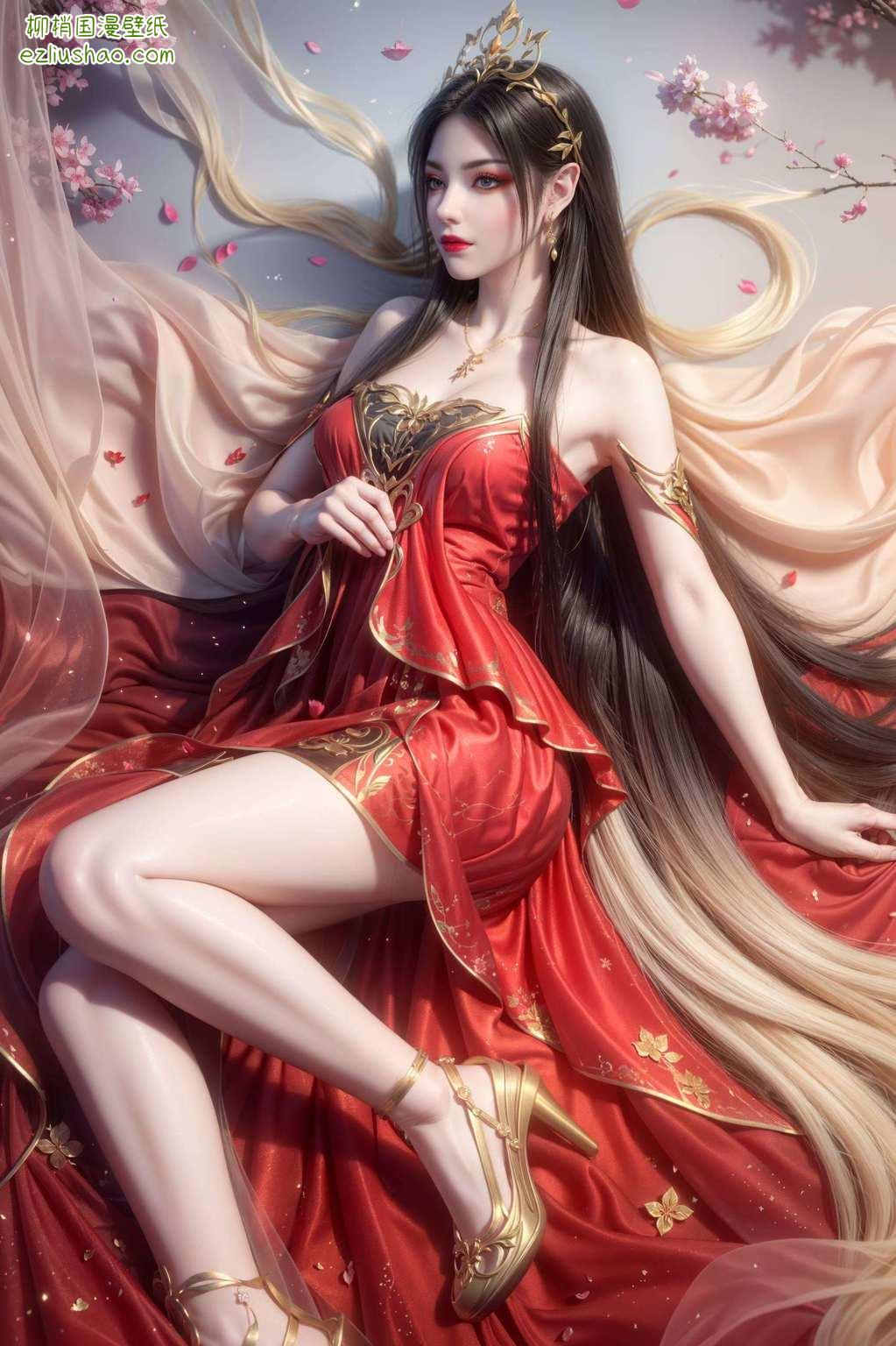 国漫女神之美她的眼神深邃