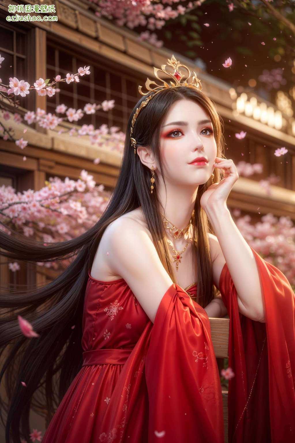 这些国漫美女壁纸眼神杀人哦！彩鳞壁纸？绚丽得跟彩虹似的