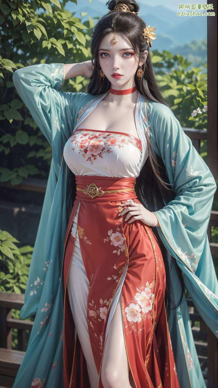 让你的视觉盛宴升级！瞧瞧那国漫女神们的绝美容颜各位动漫迷们！今天给大家推荐一款专集护眼壁纸