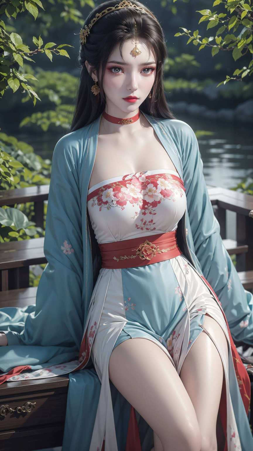 国漫女神笑傲群芳一键设置为手机的独特风景？
