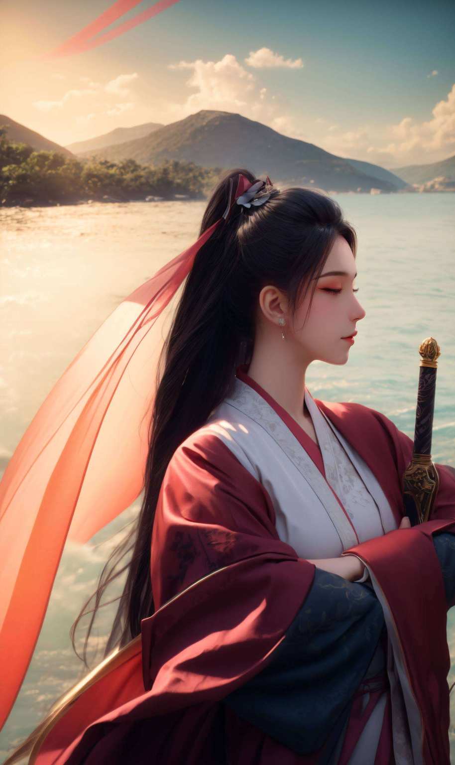 宛若云中仙子此壁纸