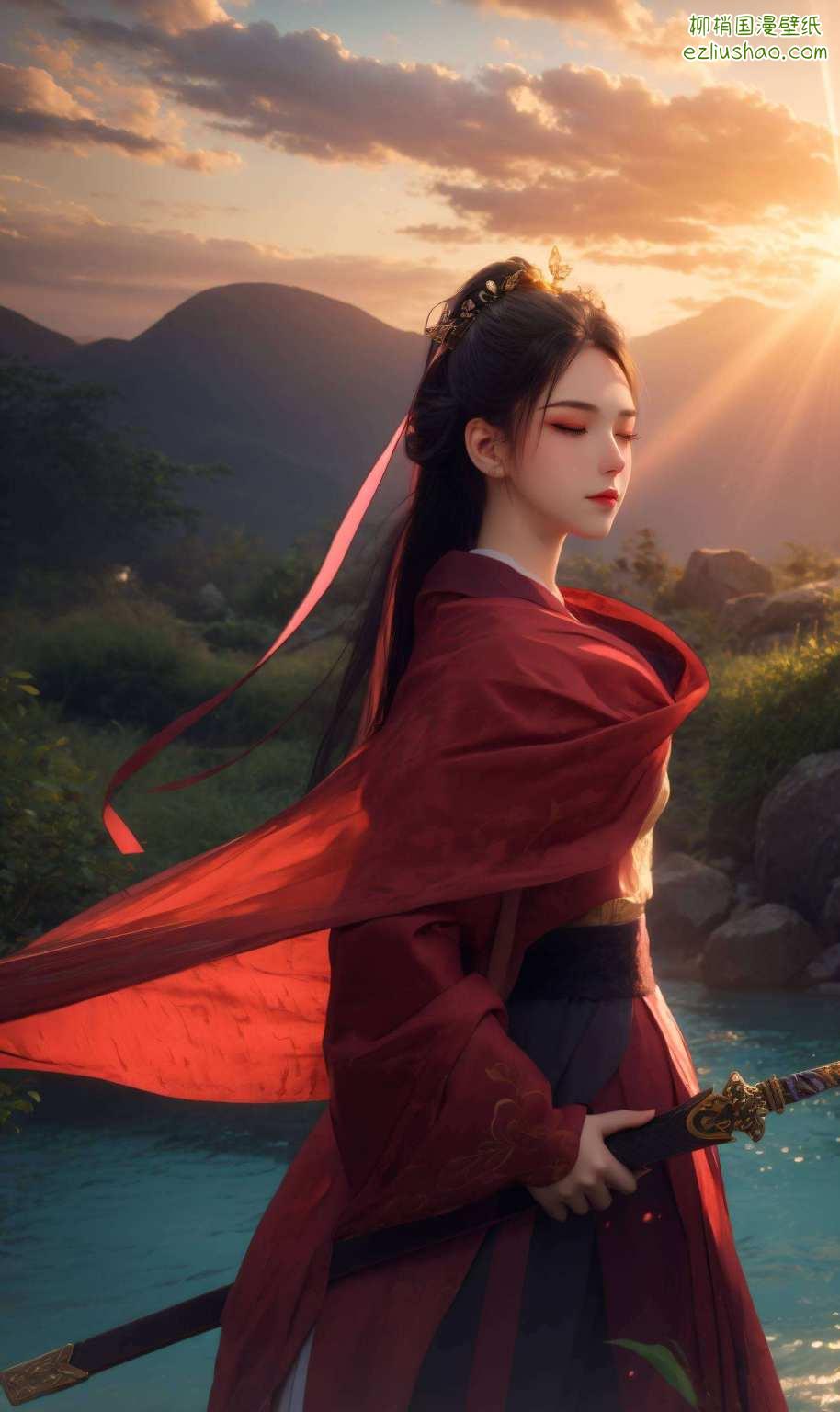 今儿个给大家带来一份古色古香的大礼——南宫夕儿出场壁纸！这小妞儿各位看官