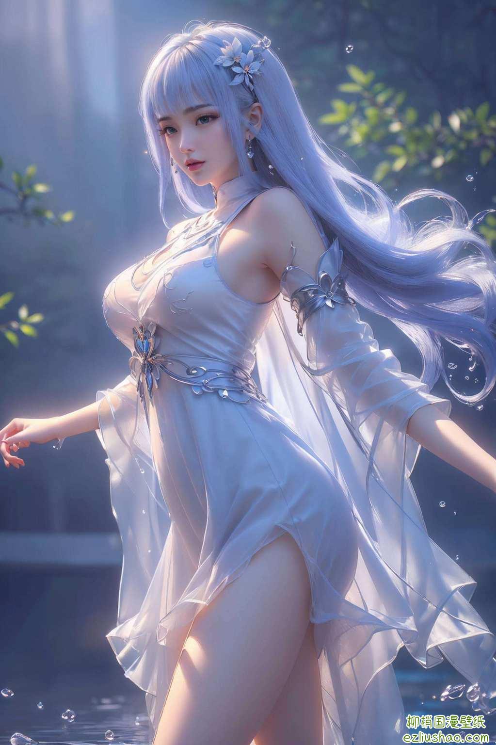 粉色梦幻宁雨蝶翩翩起舞