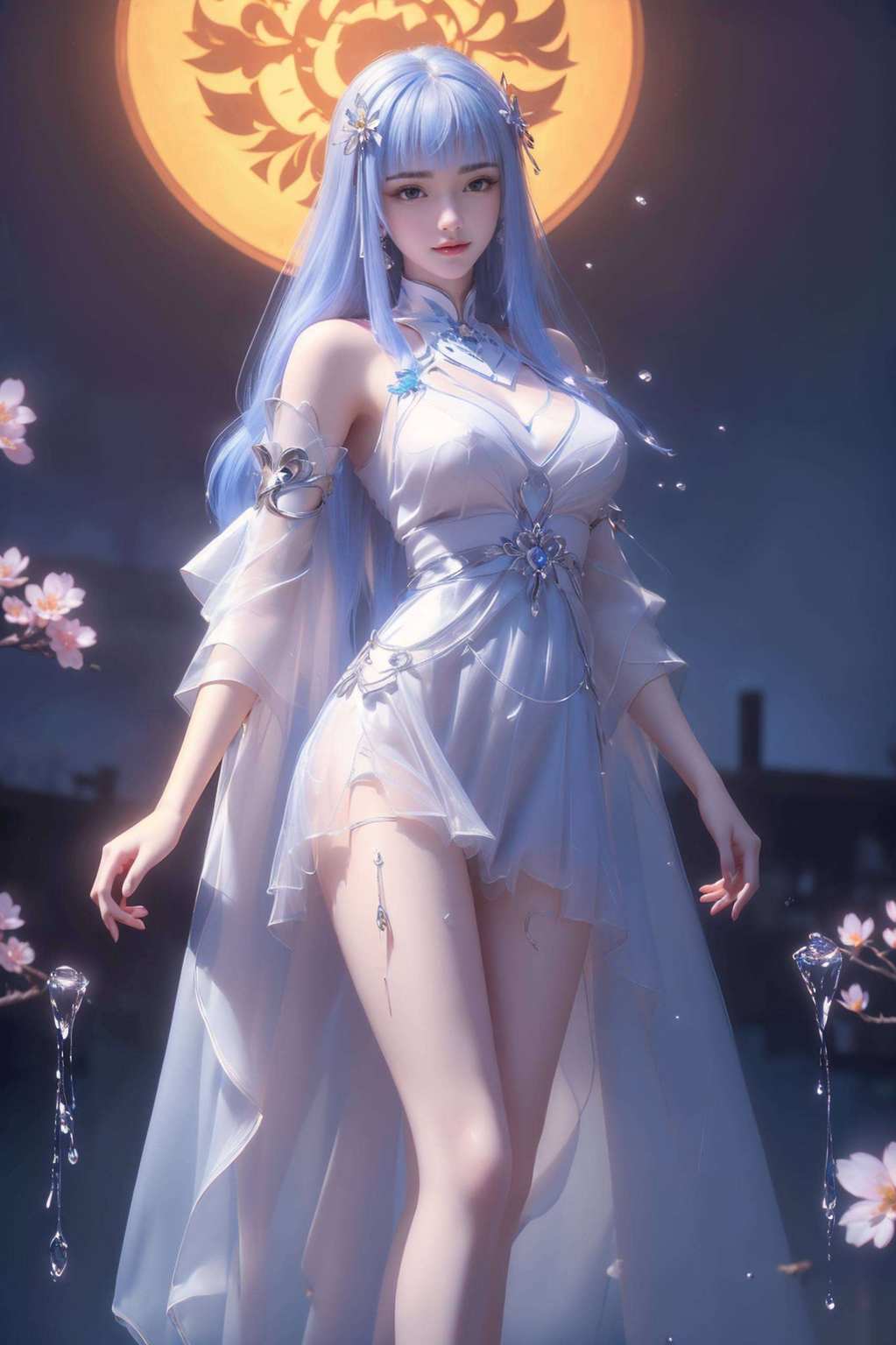 动漫女神壁纸之中