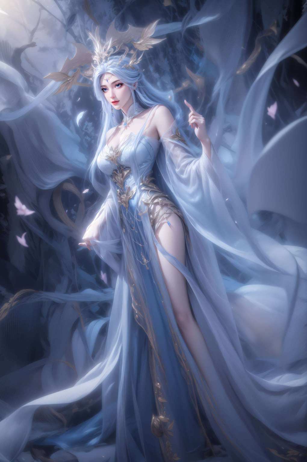 翩翩舞动在古香古色的画卷中令人神往