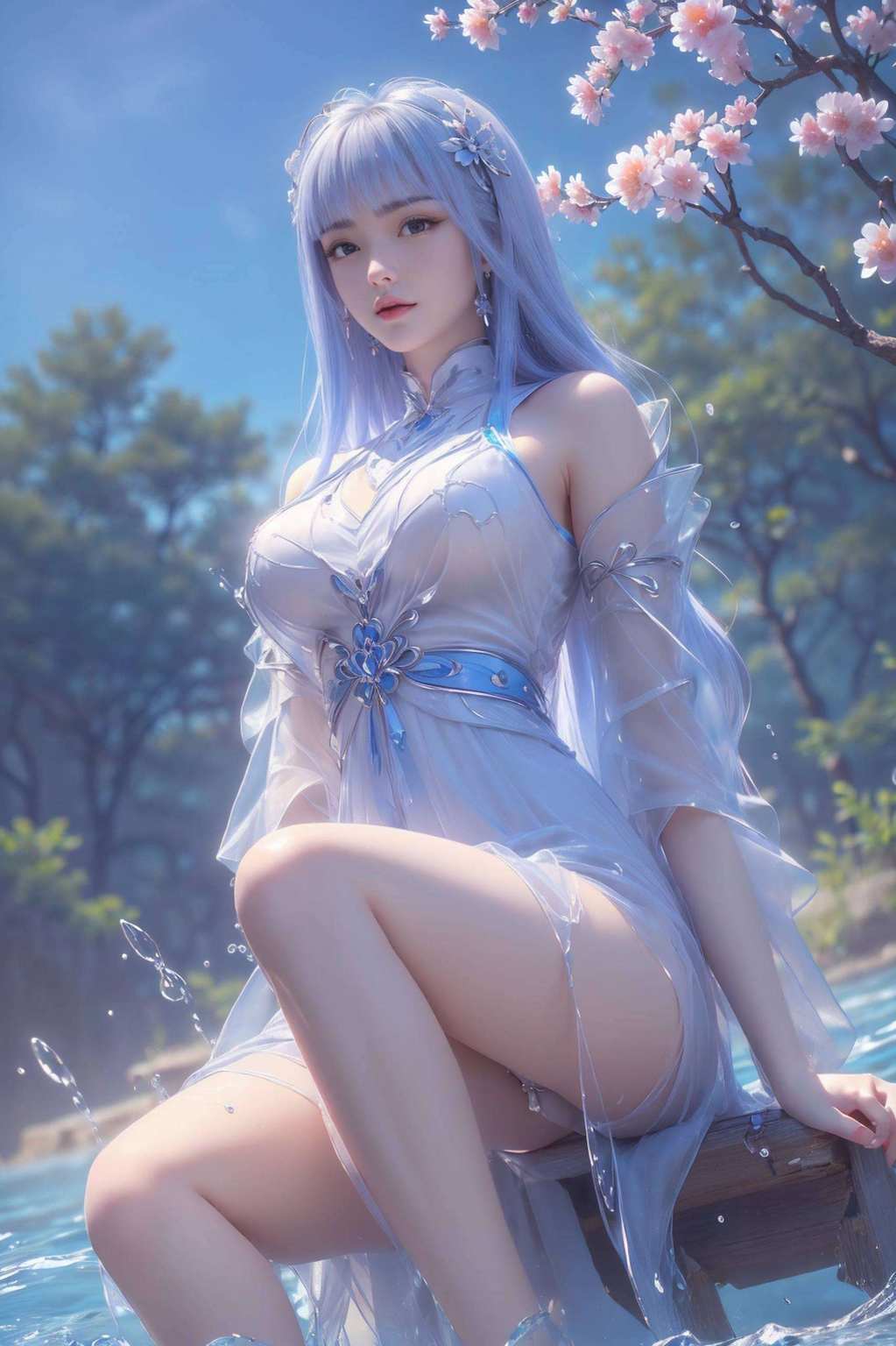 让人一见倾心美得不要不要的！话说宁雨蝶和比罗征啊