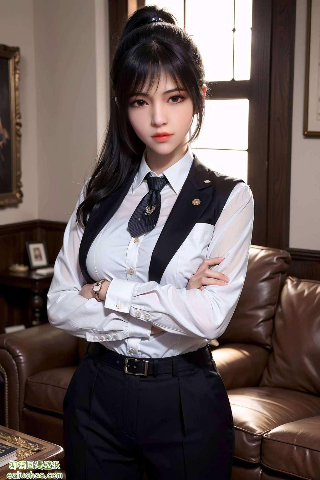 是雄兵连中的女神级角色是不是很期待呢？那就快来下载这款壁纸